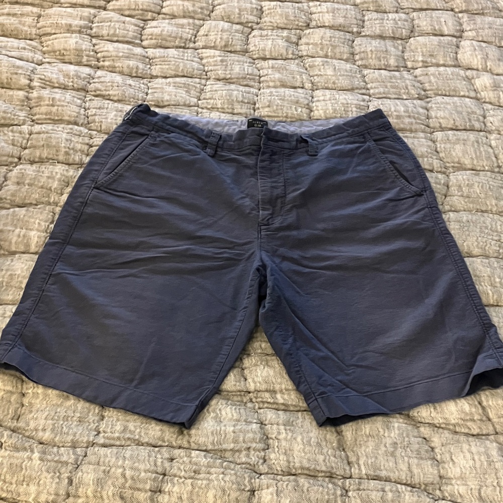 J. Crew Navy Flat Front Shorts